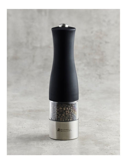 Cosmopolitan Electric Salt/Pepper Mill 21cm Gift Boxed in Black