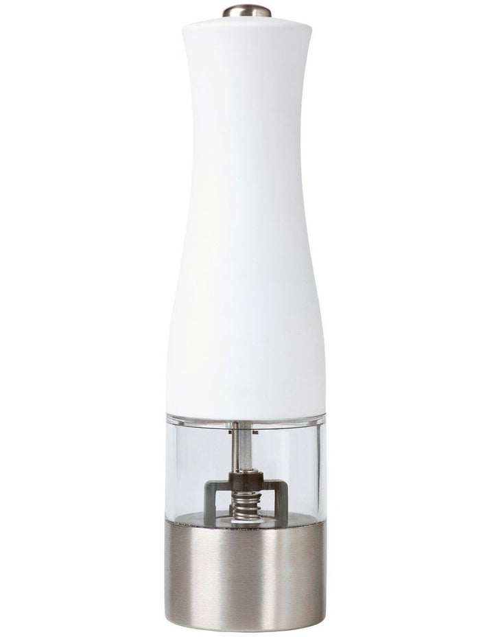Cosmopolitan Electric Salt and Pepper Mill 21cm in White