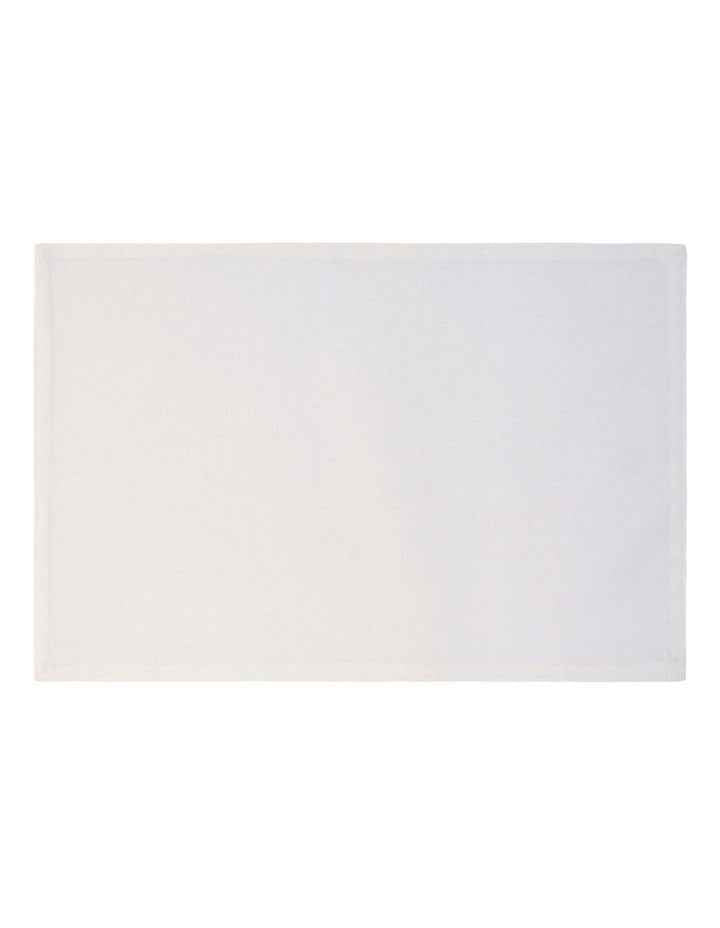 Cotton Classics Cotton Placemat 45x30cm in Snow