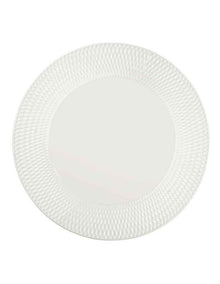 White Basics Diamonds Footed Cake Stand 25cm in White