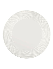 White Basics Diamonds Footed Cake Stand 25cm in White