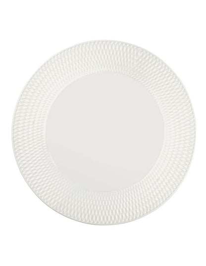 White Basics Diamonds Footed Cake Stand 25cm in White