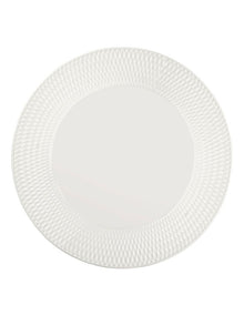 White Basics Diamonds Footed Cake Stand 30cm in White