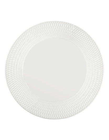 White Basics Diamonds Footed Cake Stand 30cm in White