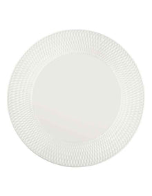 White Basics Diamonds Footed Cake Stand 30cm in White