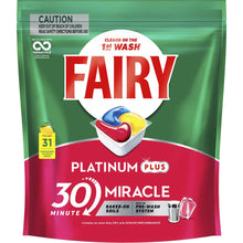 Fairy Platinum Plus Lemon Dishwashing Tablets 31 pack
