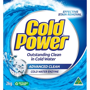 Cold Power Advanced Clean Laundry Washing Powder Detergent 2kg