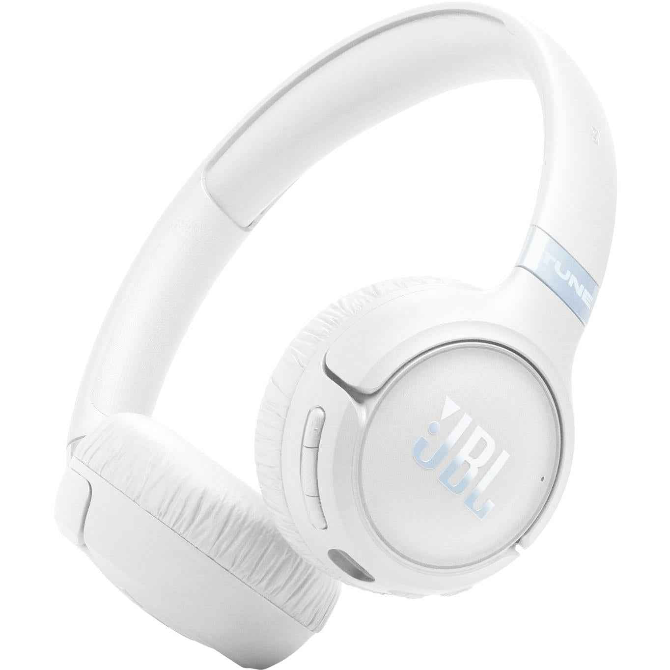 JBL Tune 680NC Wireless On-Ear Noise Cancelling Headphones (White)
