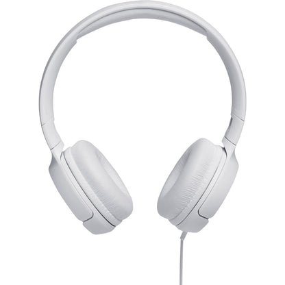 JBL Tune 500 Wired On-ear Headphones (White)