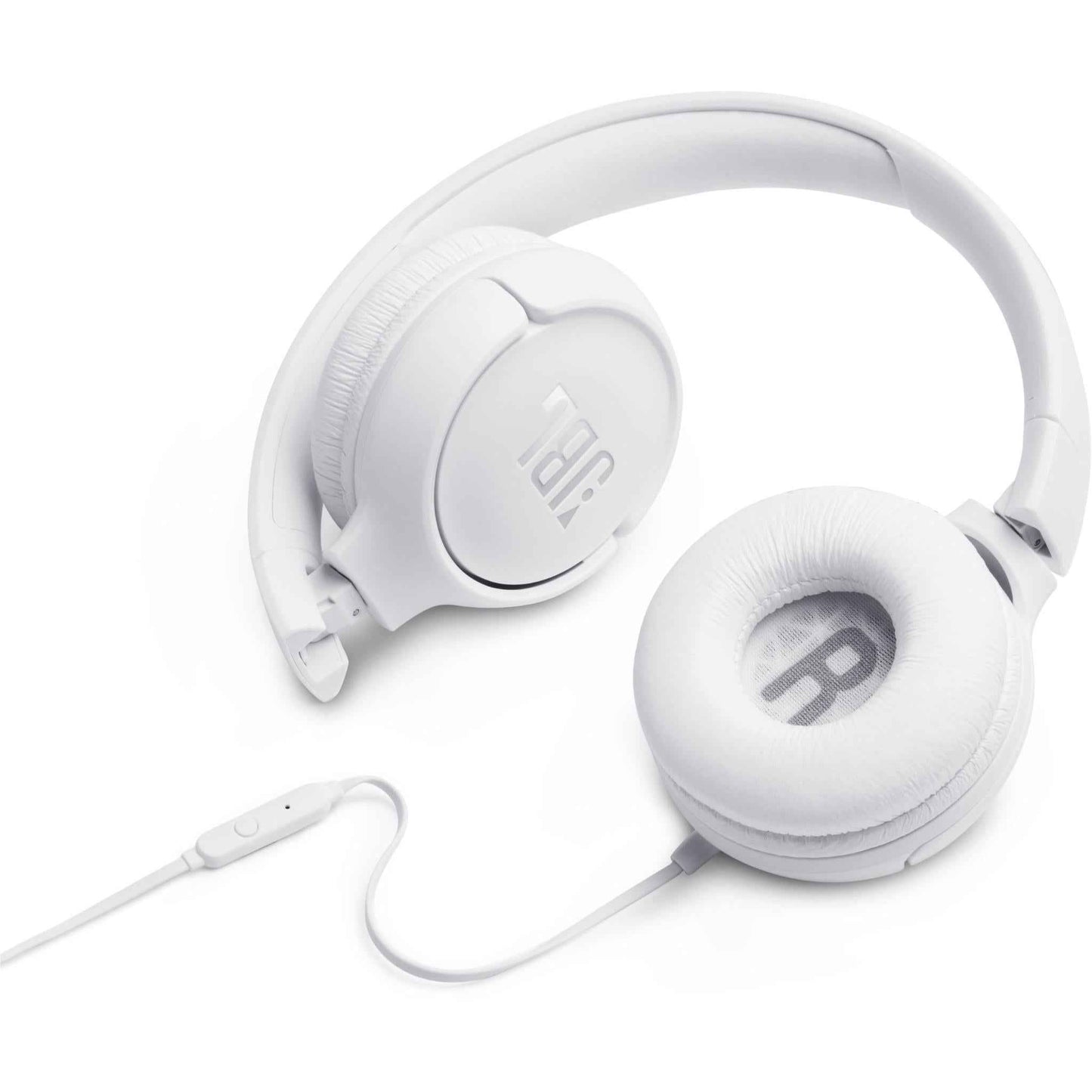 JBL Tune 500 Wired On-ear Headphones (White)