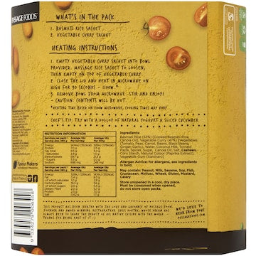 Passage To India Veg Curry Bowl Butter Masala With Rice 280g