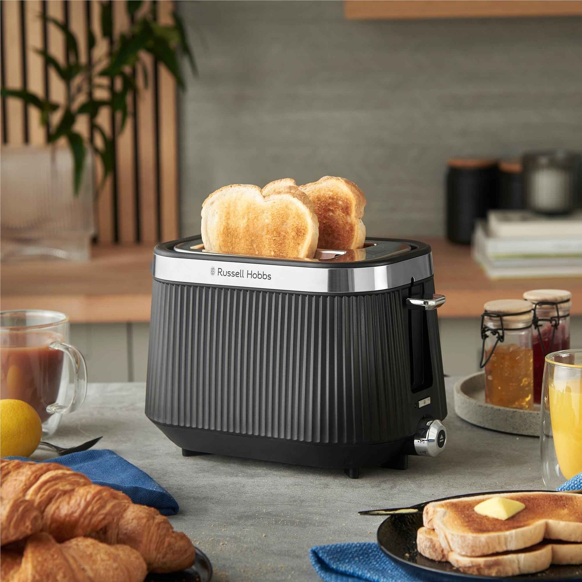 Russell Hobbs Bronte 2 Slice Toaster (Black)
