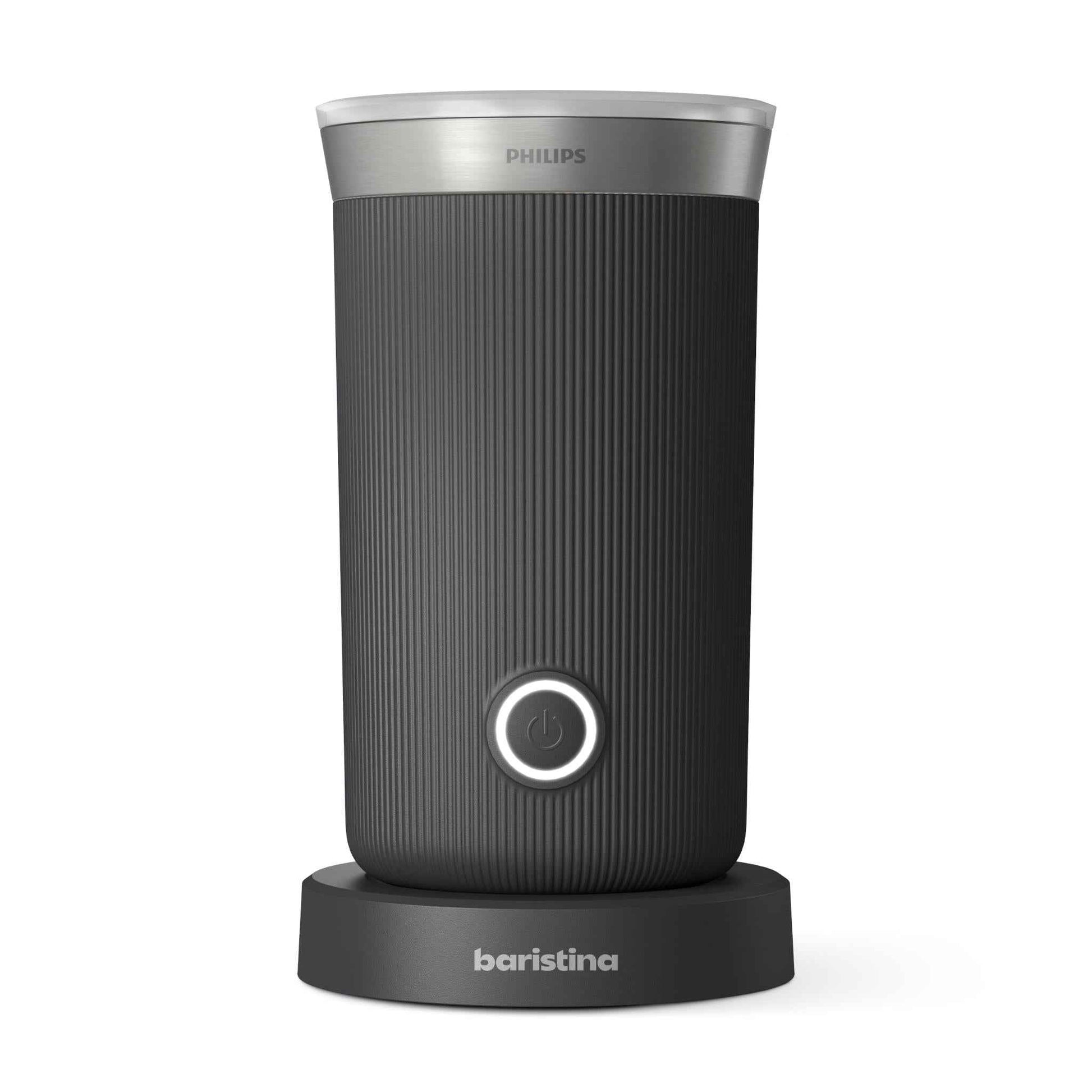 Philips Baristina Hot & Cold Milk Frother (Silhouette Black)