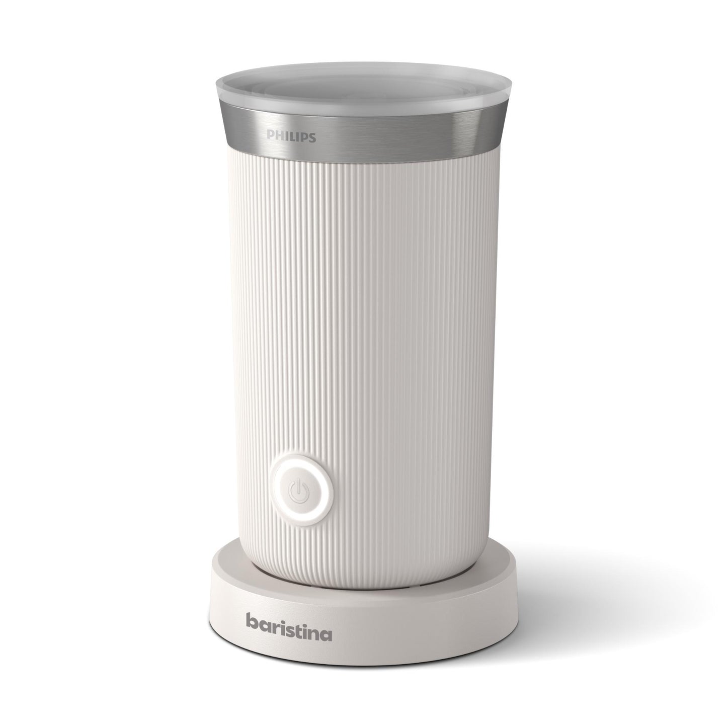 Philips Baristina Hot & Cold Milk Frother (Cloud White)