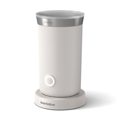 Philips Baristina Hot & Cold Milk Frother (Cloud White)