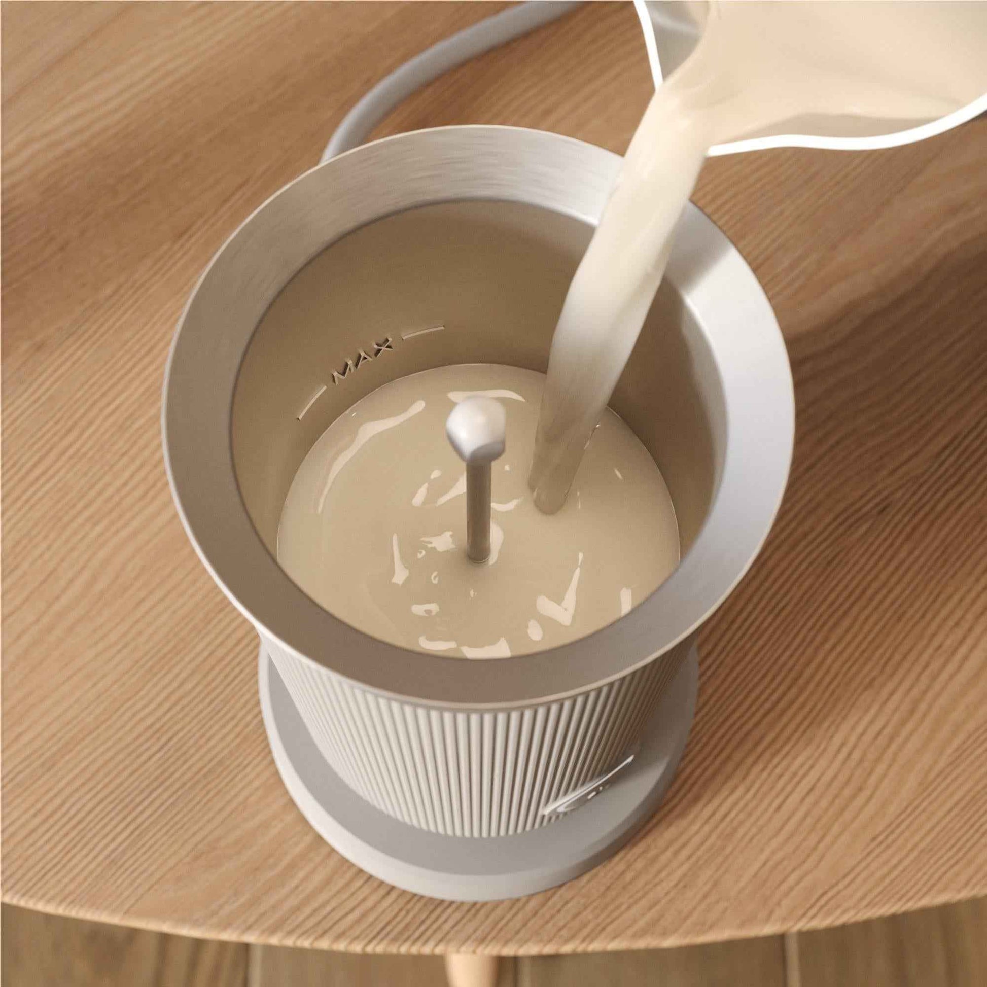 Philips Baristina Hot & Cold Milk Frother (Cloud White)