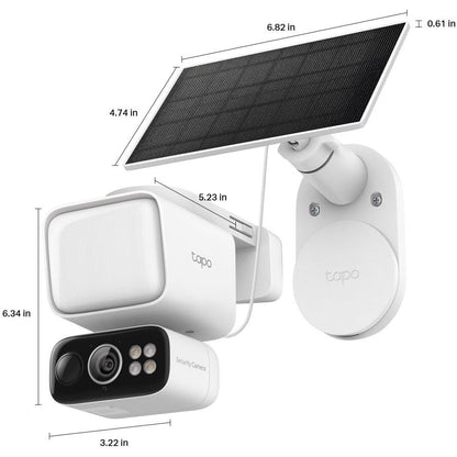 Tapo 2K Solar-Powered Floodlight Pan/Tilt Security Camera Kit