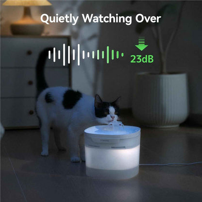 Cheerble E1 Elite Pet Drinking Fountain (White)