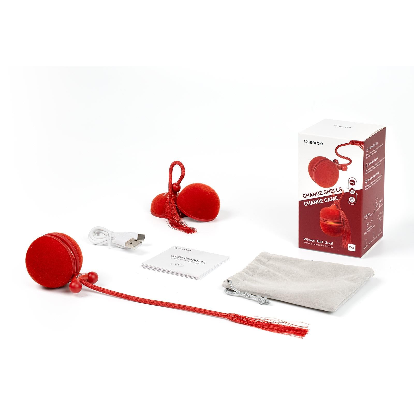 Cheerble Wicked Ball Duo 2 (Vintage Red)