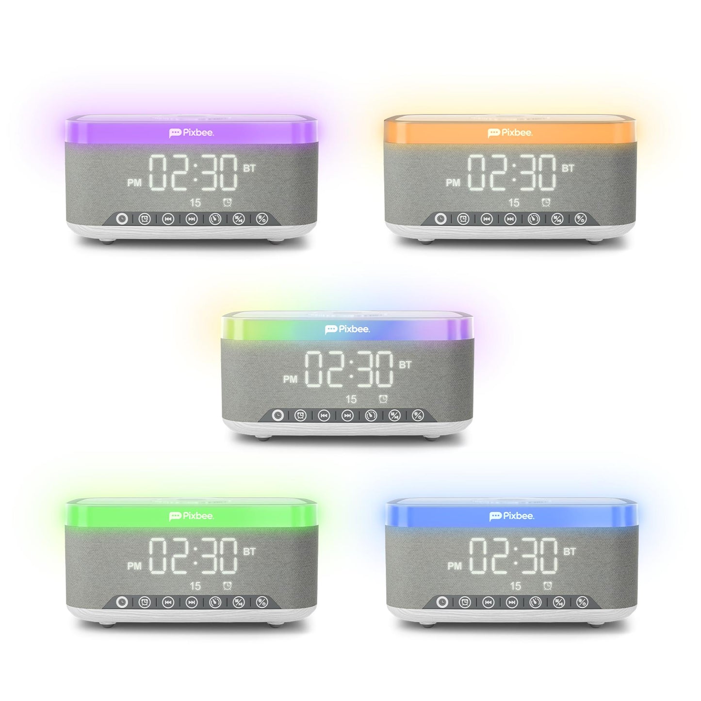 Pixbee 5-in-1 Alarm Clock