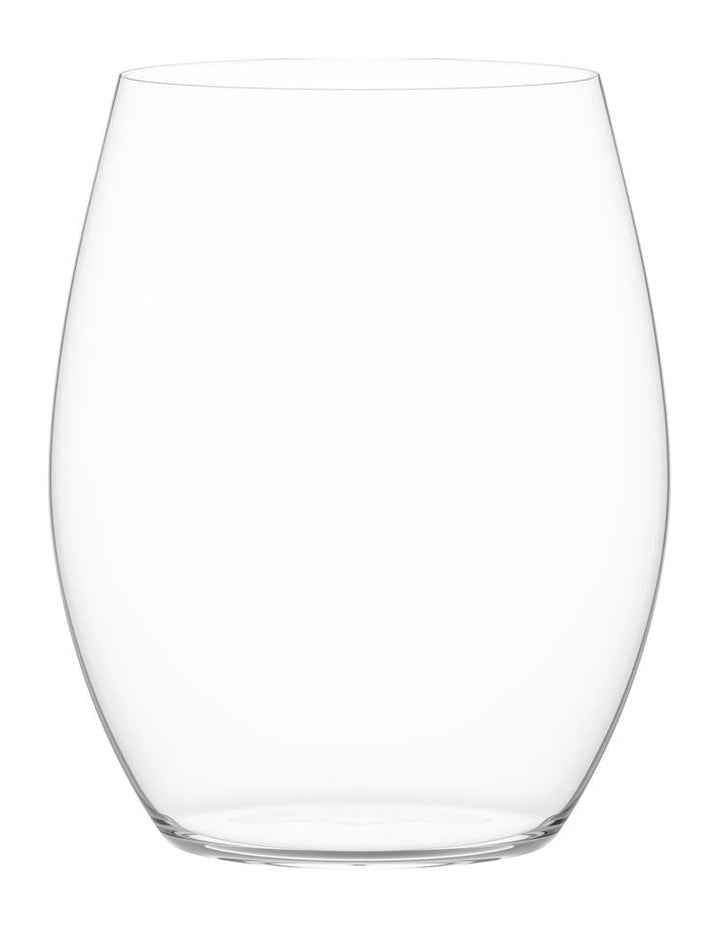 Red Wine Stemless Glass Set of 4 in Clear