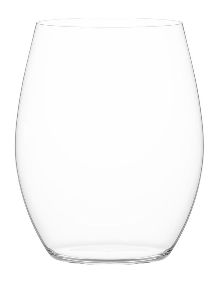 Red Wine Stemless Glass Set of 4 in Clear