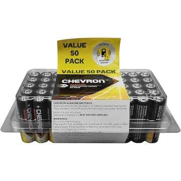 Chevron Alkaline Aa Srt 50 Pack