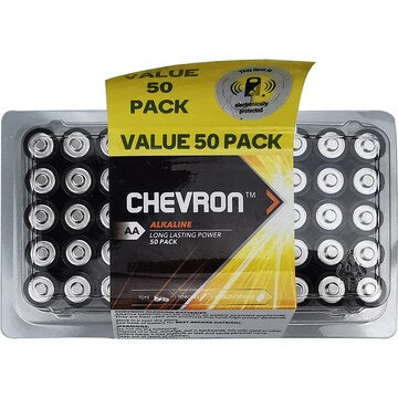 Chevron Alkaline Aa Srt 50 Pack