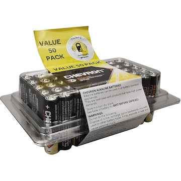 Chevron Alkaline Aaa Srt 50 Pack