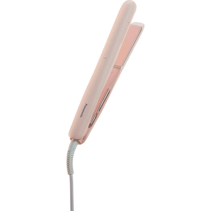 Panasonic 2-In-1 Hair Straightener and Curler (Strawberry Pink)