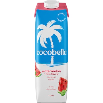 Cocobella Coconut Water Watermelon & Mint 1L