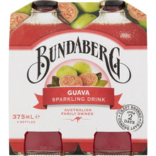 Bundaberg Sparkling Guava Sparkling Drink 375ml x4 Pack
