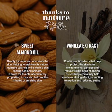 Thanks To Nature Creamy Body Wash Sweet Almond & Vanilla 500mL