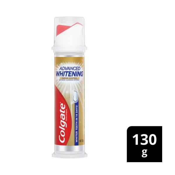 Advanced Whitening Toothpaste and Tartar Control Pump