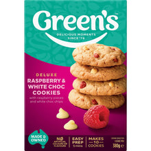 Green's White Chocolate & Raspberry Cookies Mix 380g