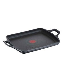 32x26cm Unlimited Induction Non-Stick Plancha in Black