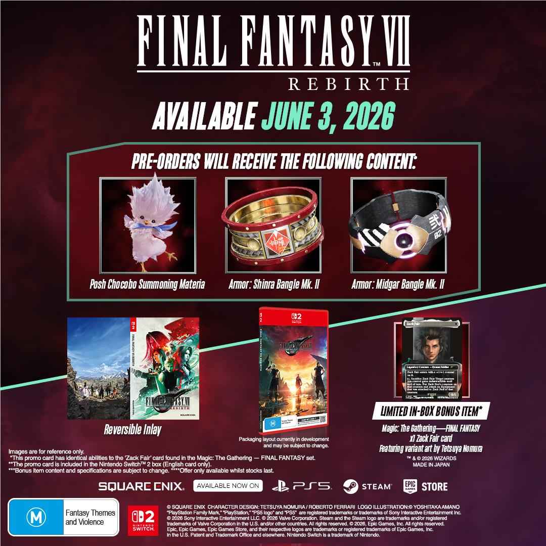 FINAL FANTASY VII REBIRTH (Includes Magic: The Gathering - FINAL FANTASY Promo Card)