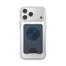 PopSockets PopWallet+ MagSafe Kick-Out Phone Wallet and Stand (Alum Radial Navy)