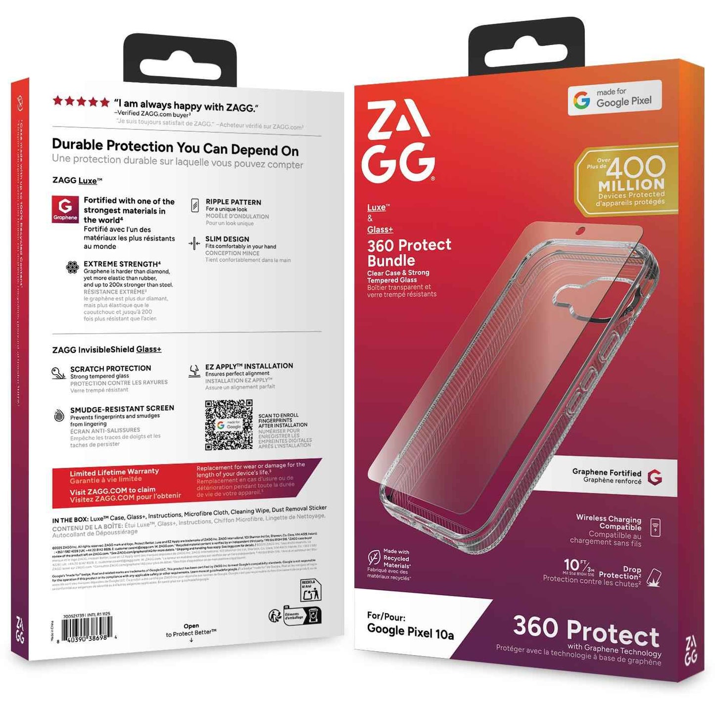ZAGG Luxe Case + Screen Bundle
