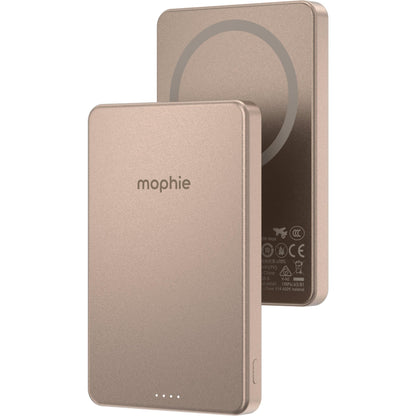 mophie Snap+ Powerstation Mini 5K Magnetic Power Bank (Desert Titanium)
