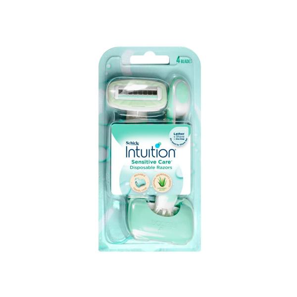 SCHICK INTUITION SENSITIVE CARE DISPOSABLE RAZOR 2PK