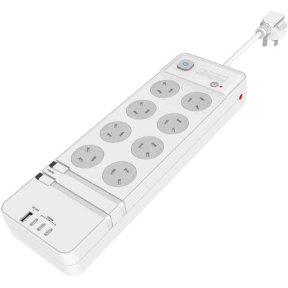 Energizer 8-Port Surge Protection Powerboard