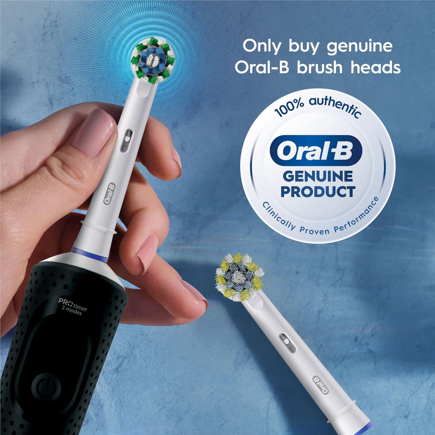 Oral B  Oral-B Floss Action Deep Clean Electric Toothbrush Replacement Brush Heads (4 Pack)