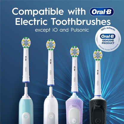 Oral B  Oral-B Floss Action Deep Clean Electric Toothbrush Replacement Brush Heads (4 Pack)