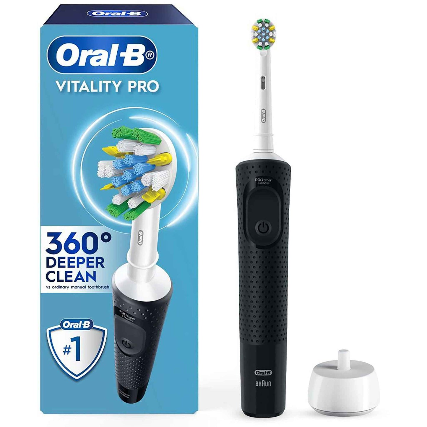 Oral B Vitality Pro Deep Clean Electric Toothbrush (Black)