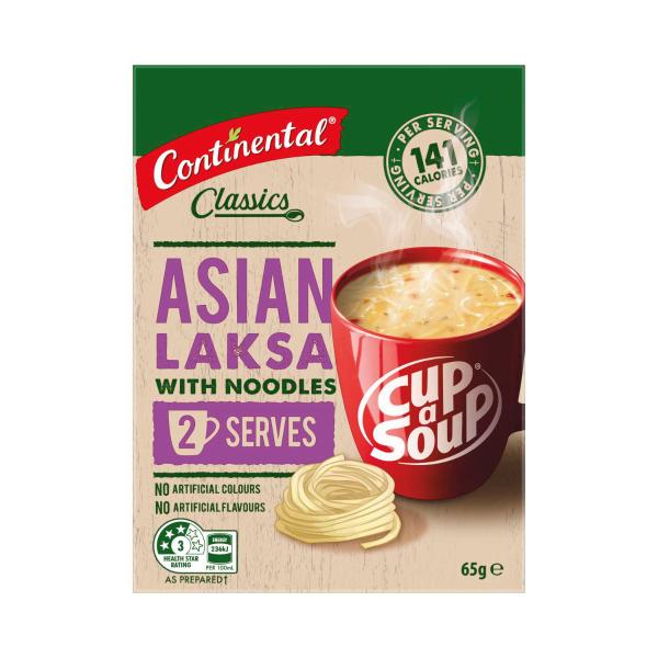 CONTINENTAL CAS ASIAN SOUP Q2S:LAKSA:.:65 GRAM