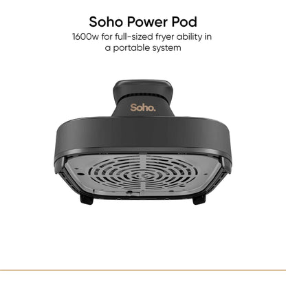 Soho Crystal 6L Glass Air Fryer