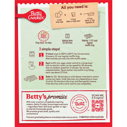 Betty Crocker Chocolate Sugar Free Muffin Mix 320g