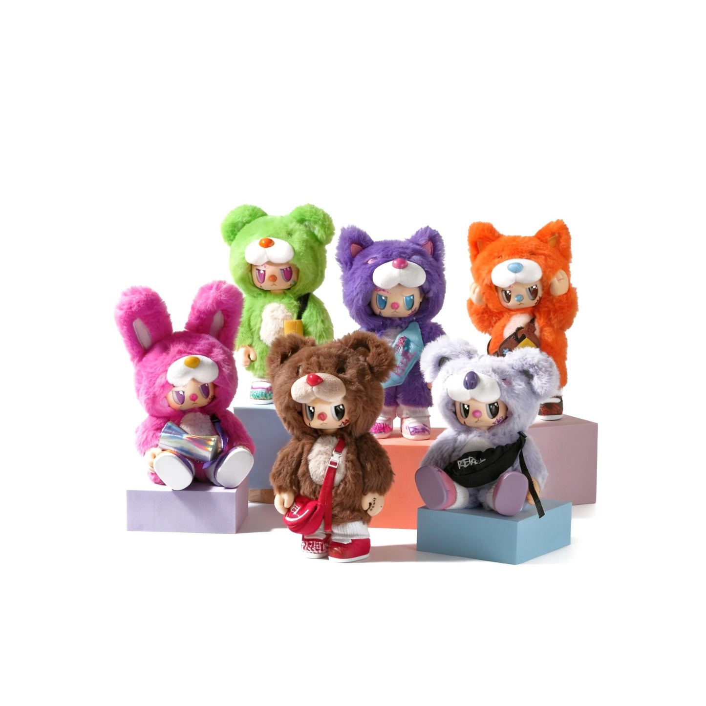 Rebel Bear Mystery Movable Series Plush (Blind Box)