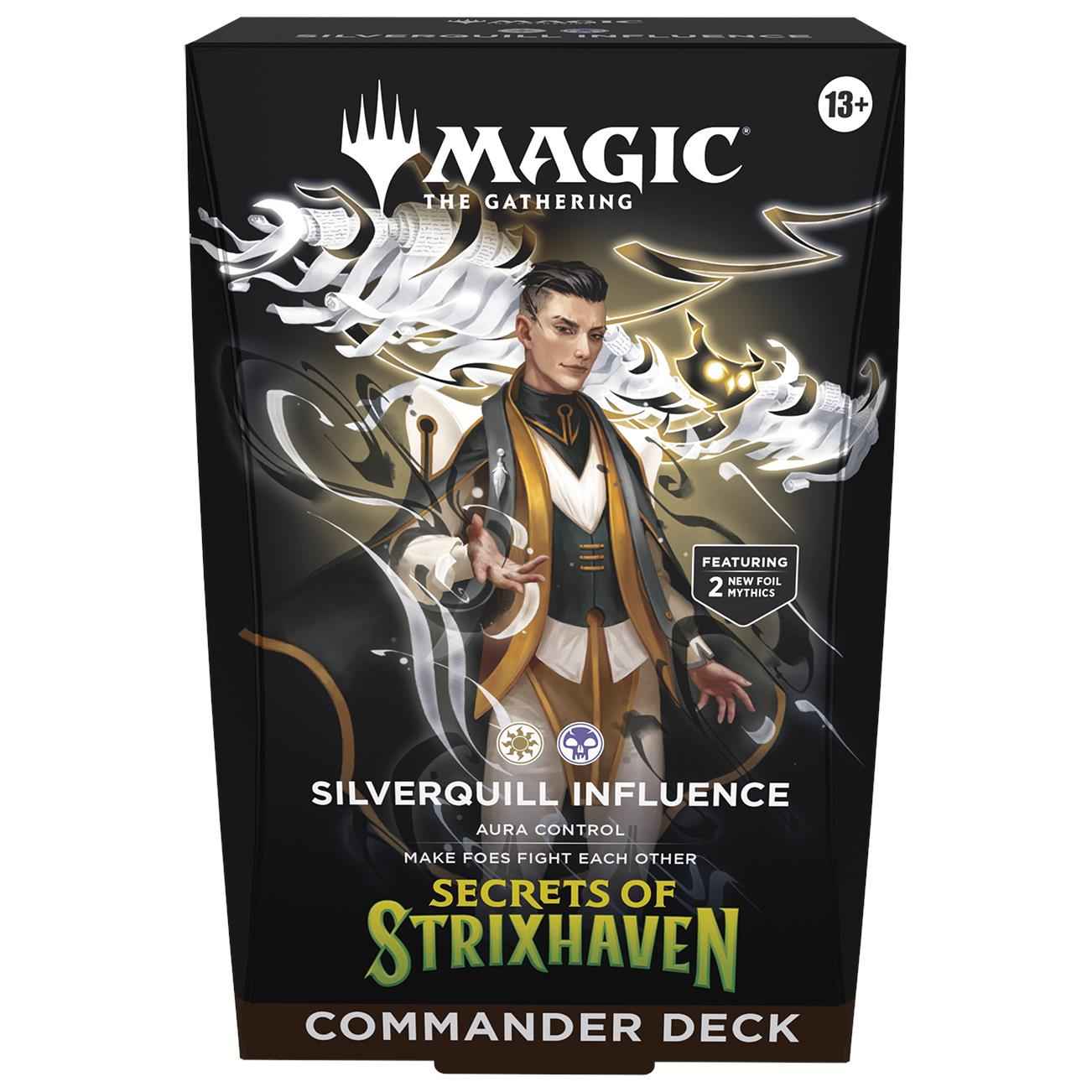 Magic The Gathering Trading Card Game - Secrets Of Strixhaven Commander Deck (Assorted Styles)